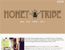 Tablet Screenshot of honeytribejewelry.com